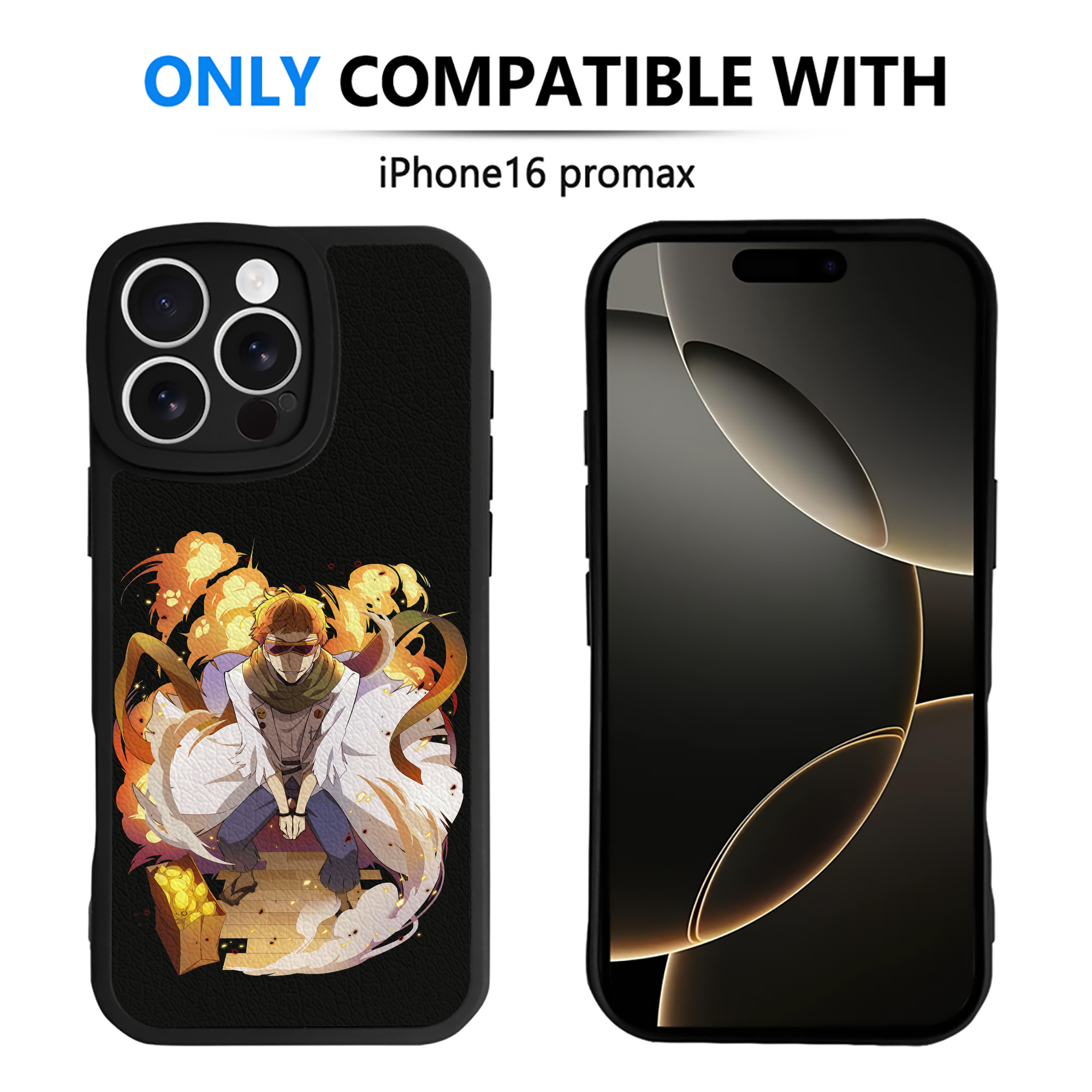 （画像用） 文豪ストレイドッグス Bungo Stray Dogs 【iPhone 16シリーズ対応】シリコンスマホケース（レザー調） 材質：シリコン